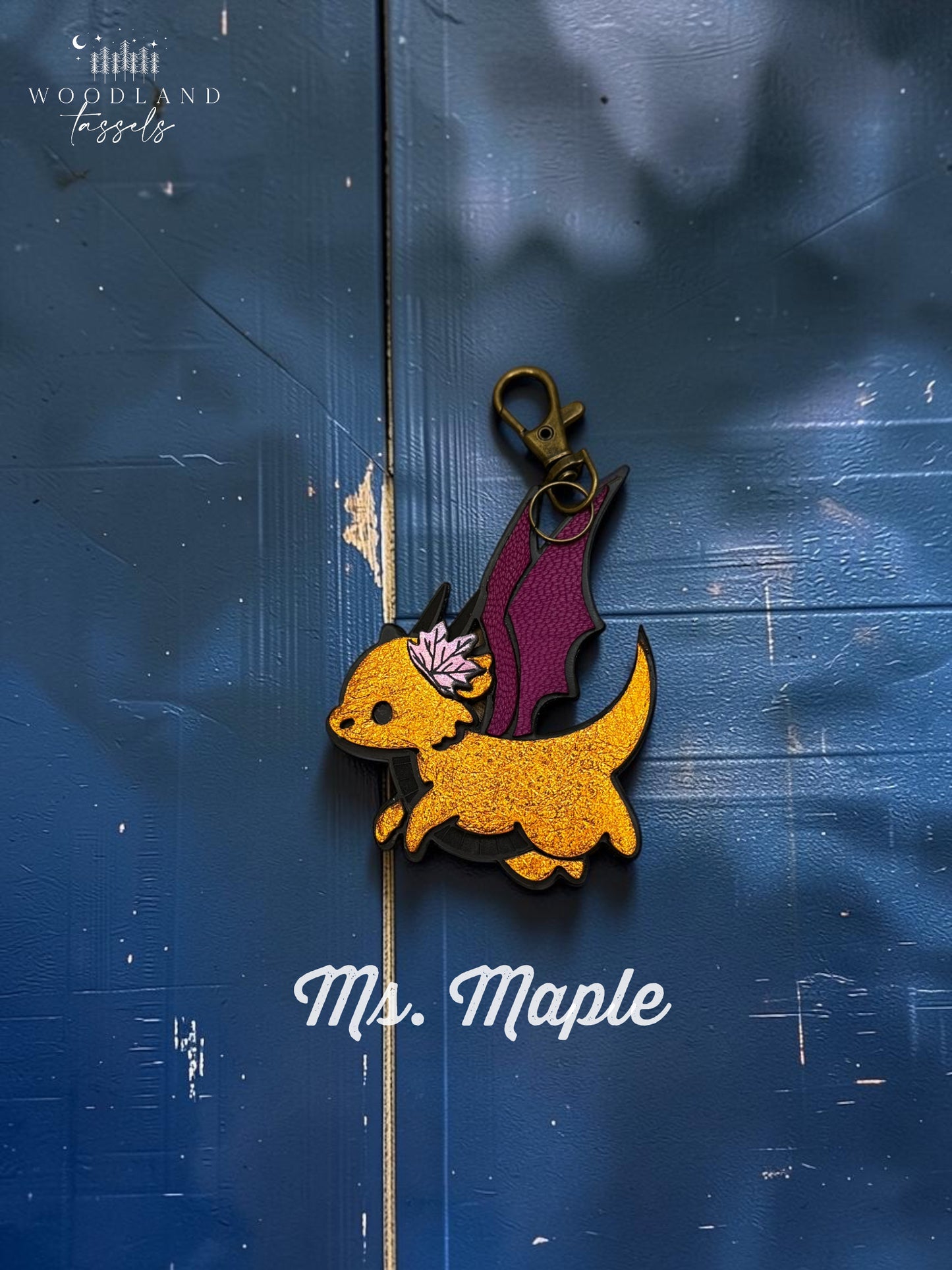 Smol Dragon Leather Charm | Dragon Purse & Bag Charm