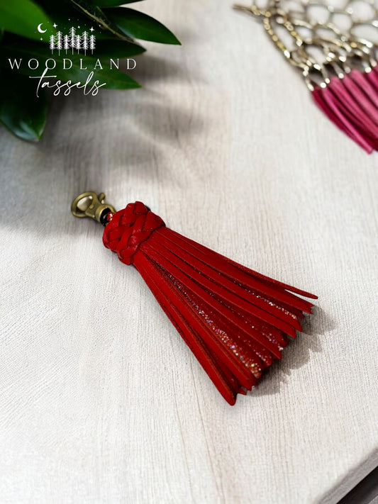 Apple Cider Leather Tassel