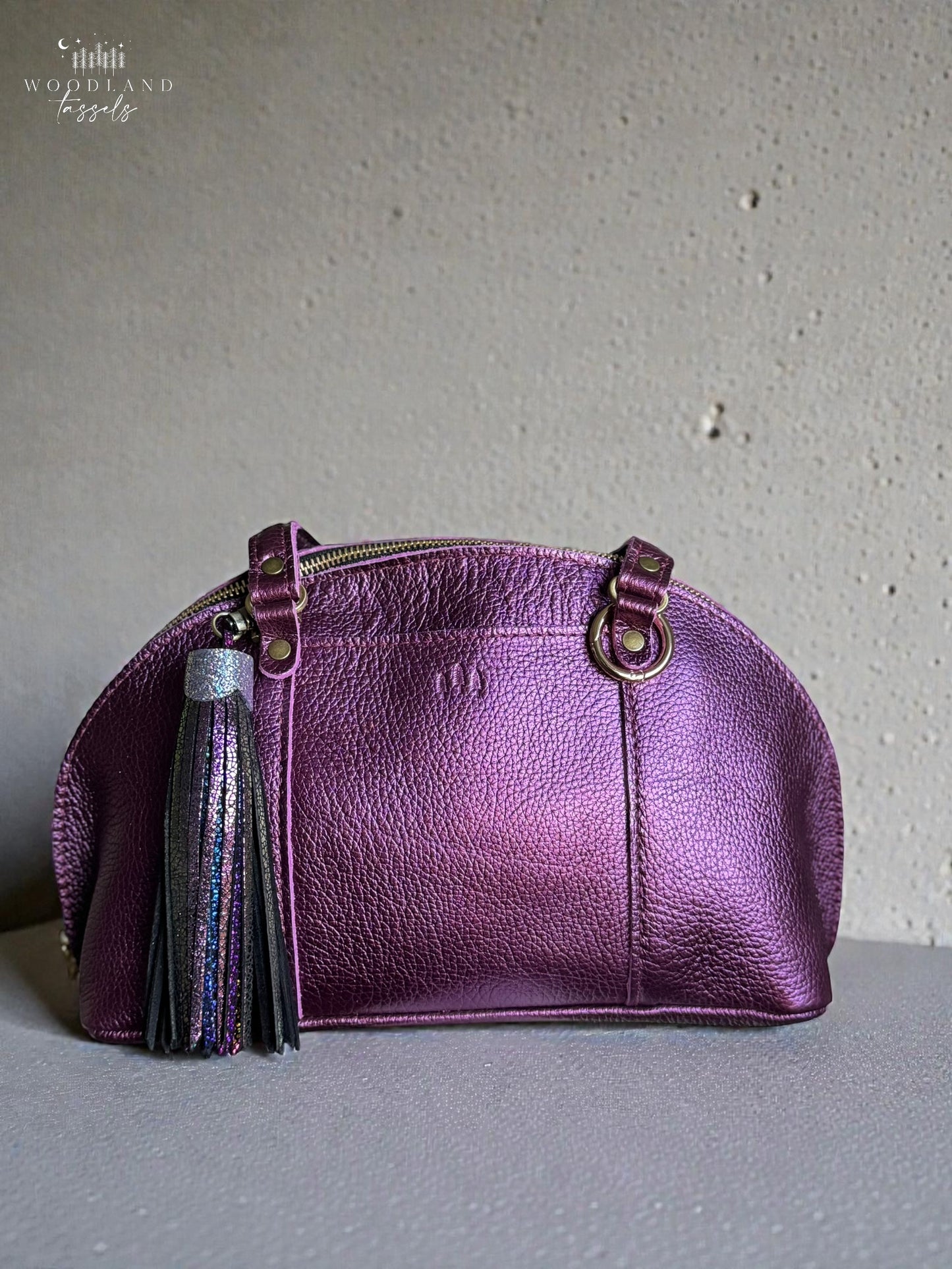 Mystic Rainbow Leather Tassel