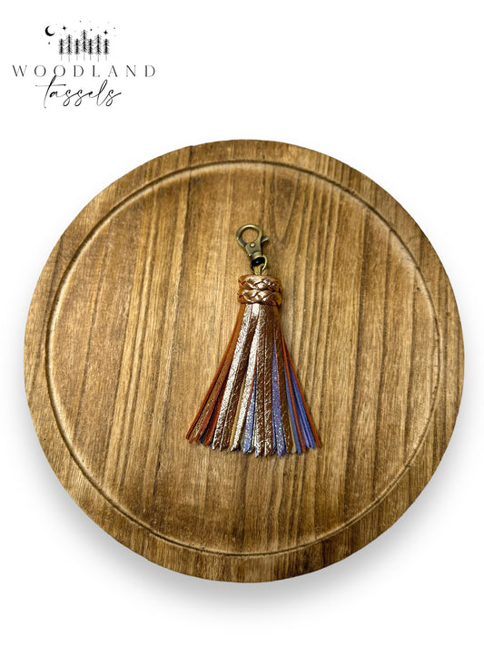 Luxe Lavender Leather Tassel