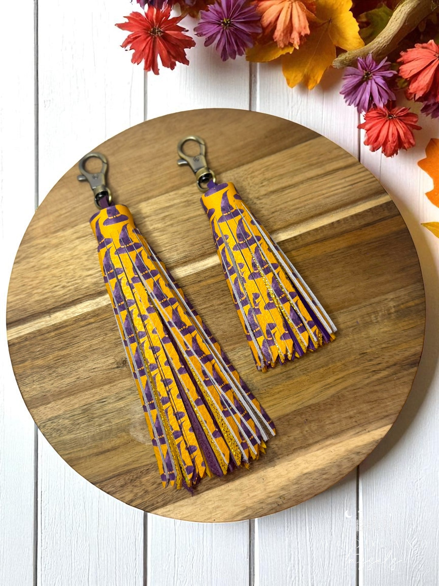 Witchy Leather Tassels