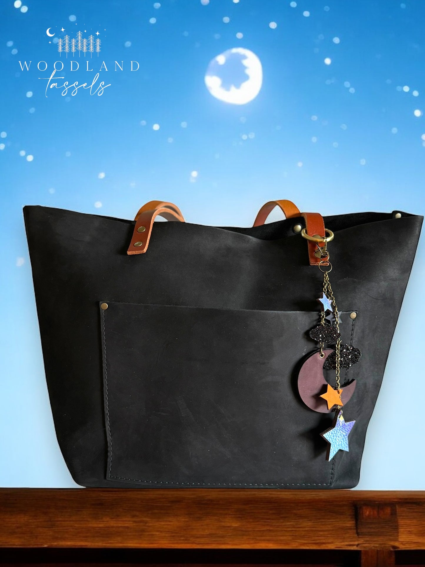 Moon Glow Bag Charm