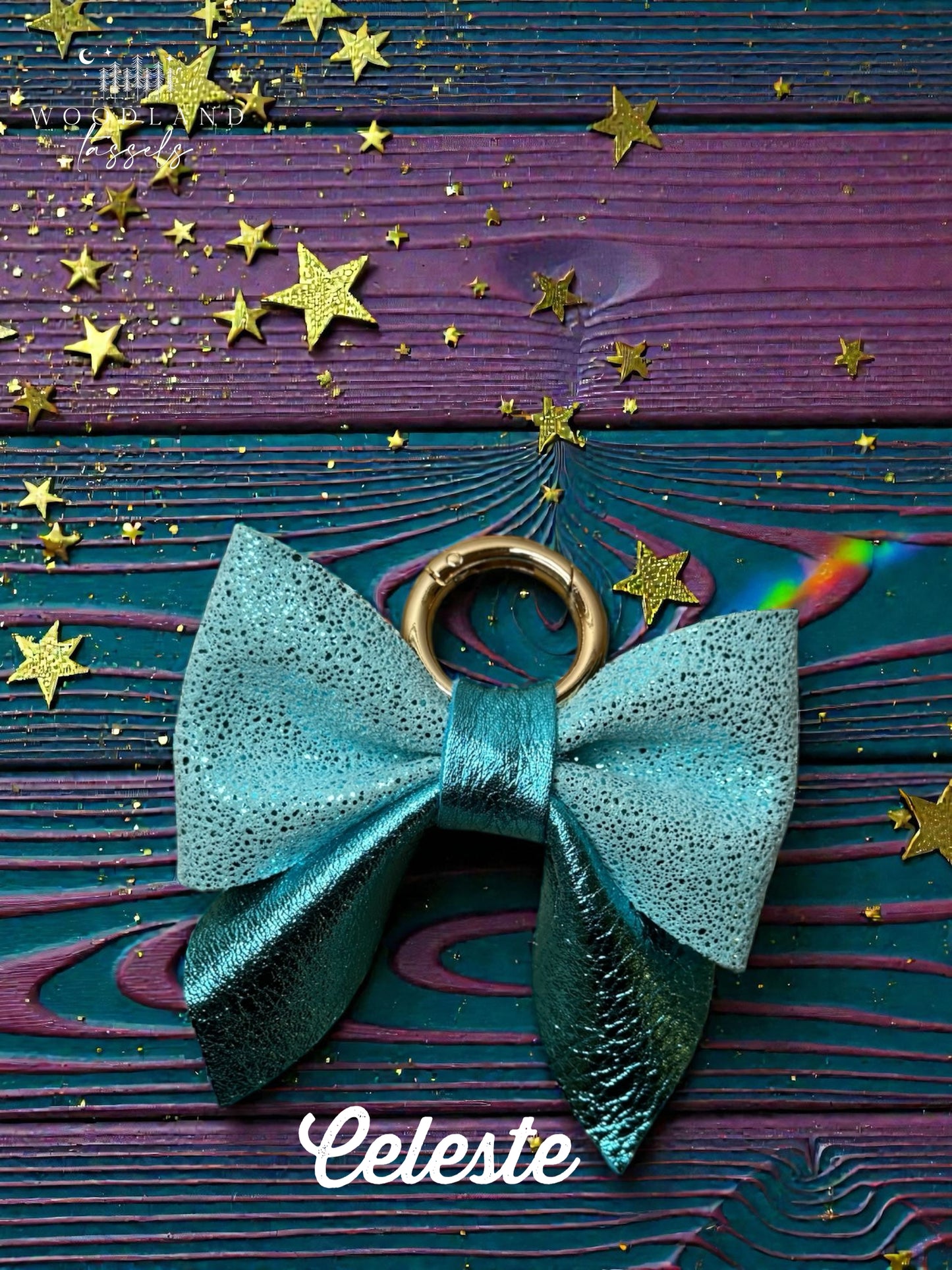 Leather Purse Bow- Starlight Collection✨