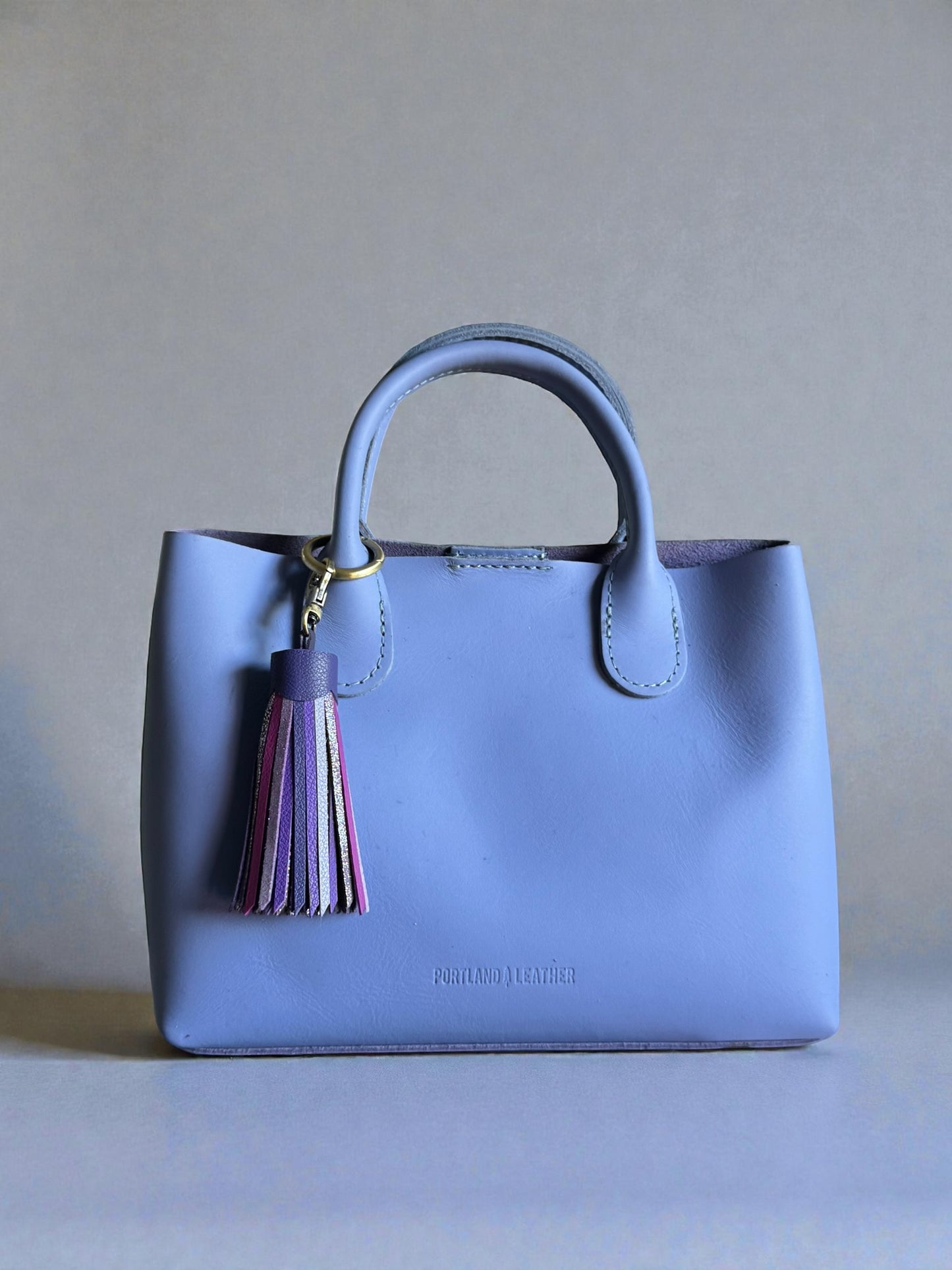 Berry Patch Purple Leather Tassel