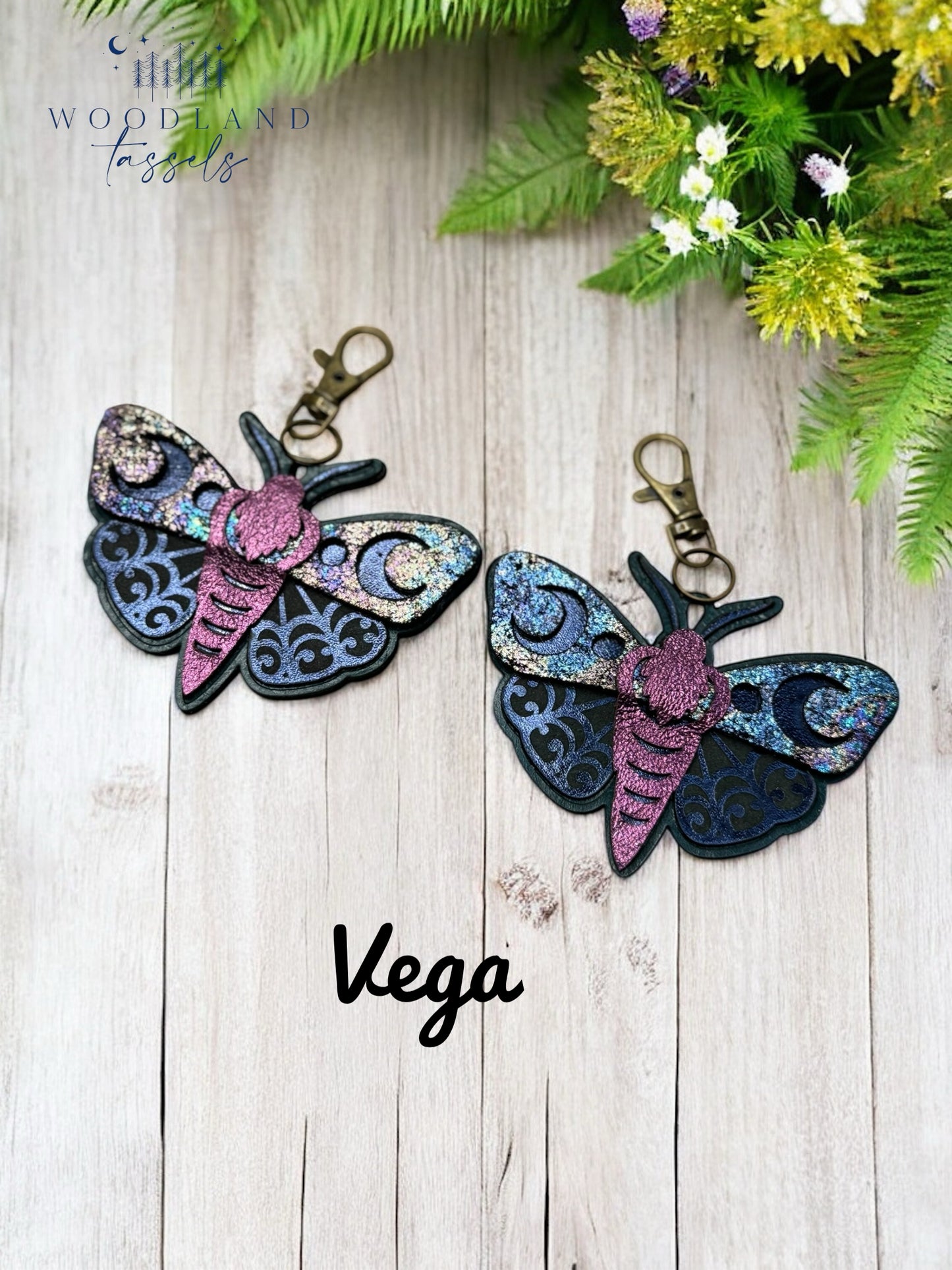 Luna Moth Purse Charm