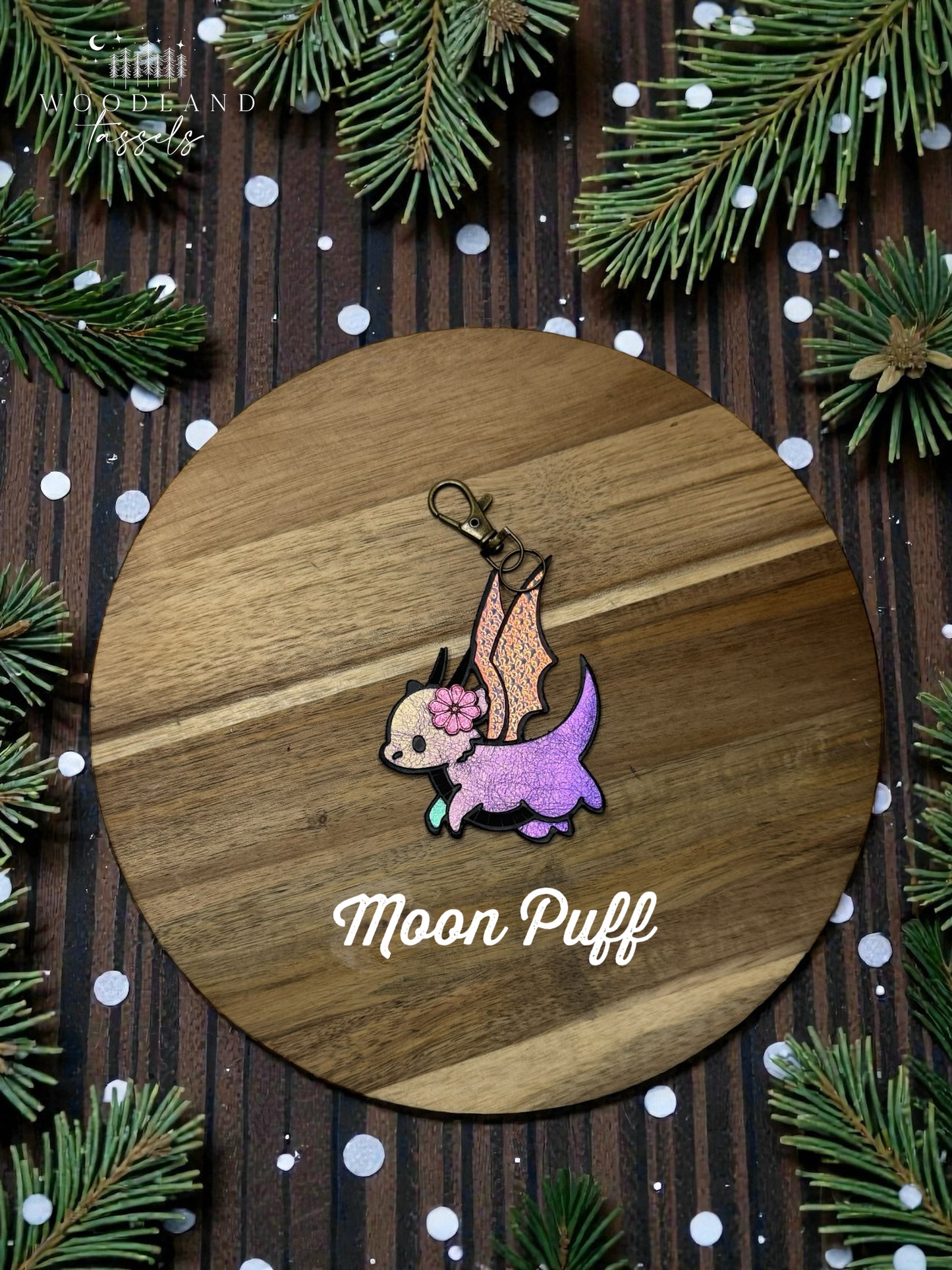 Dragon Leather bag Charm