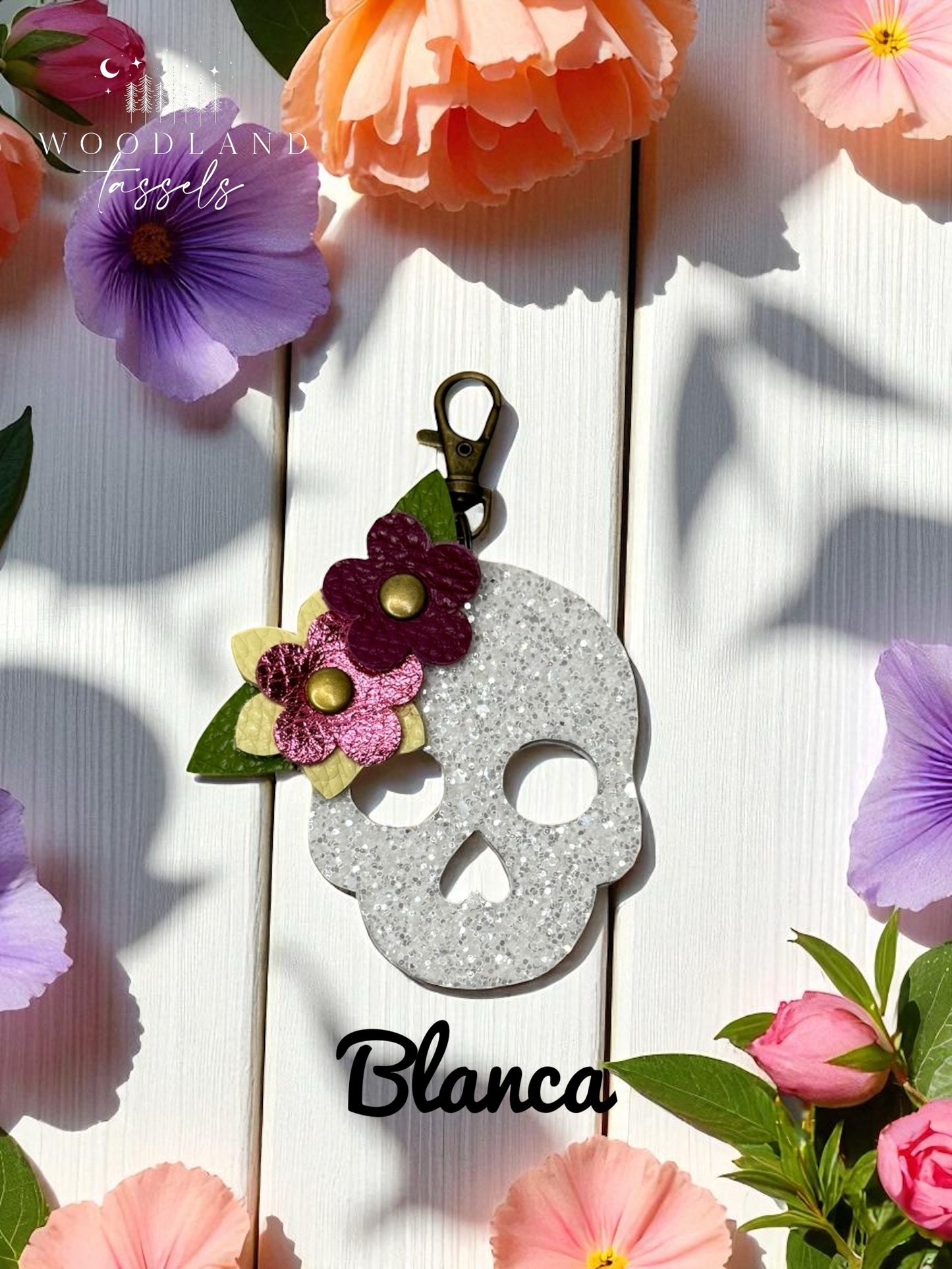 Sugar Skull Purse Charms