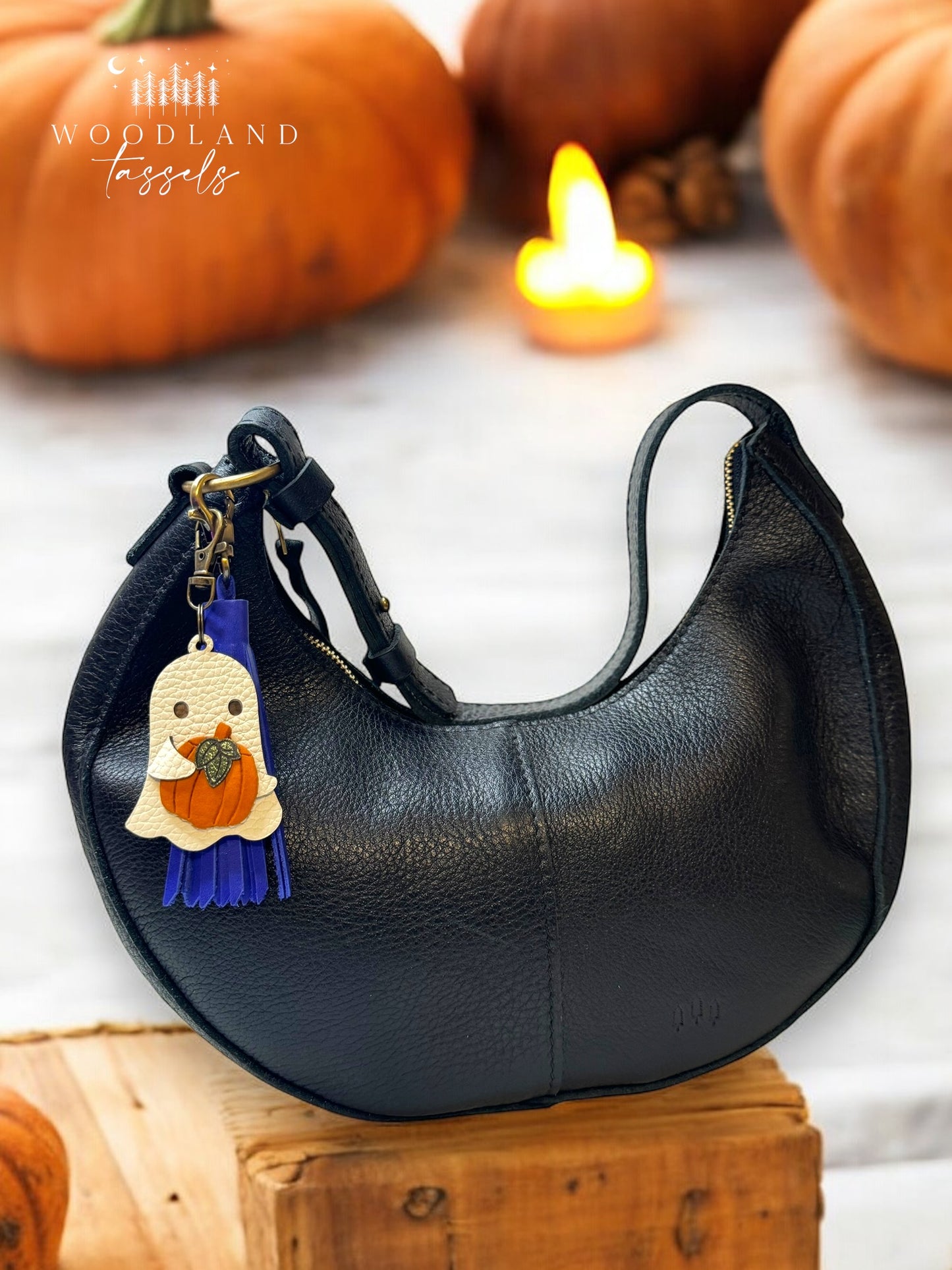 Pastel Ghostie Purse Charm