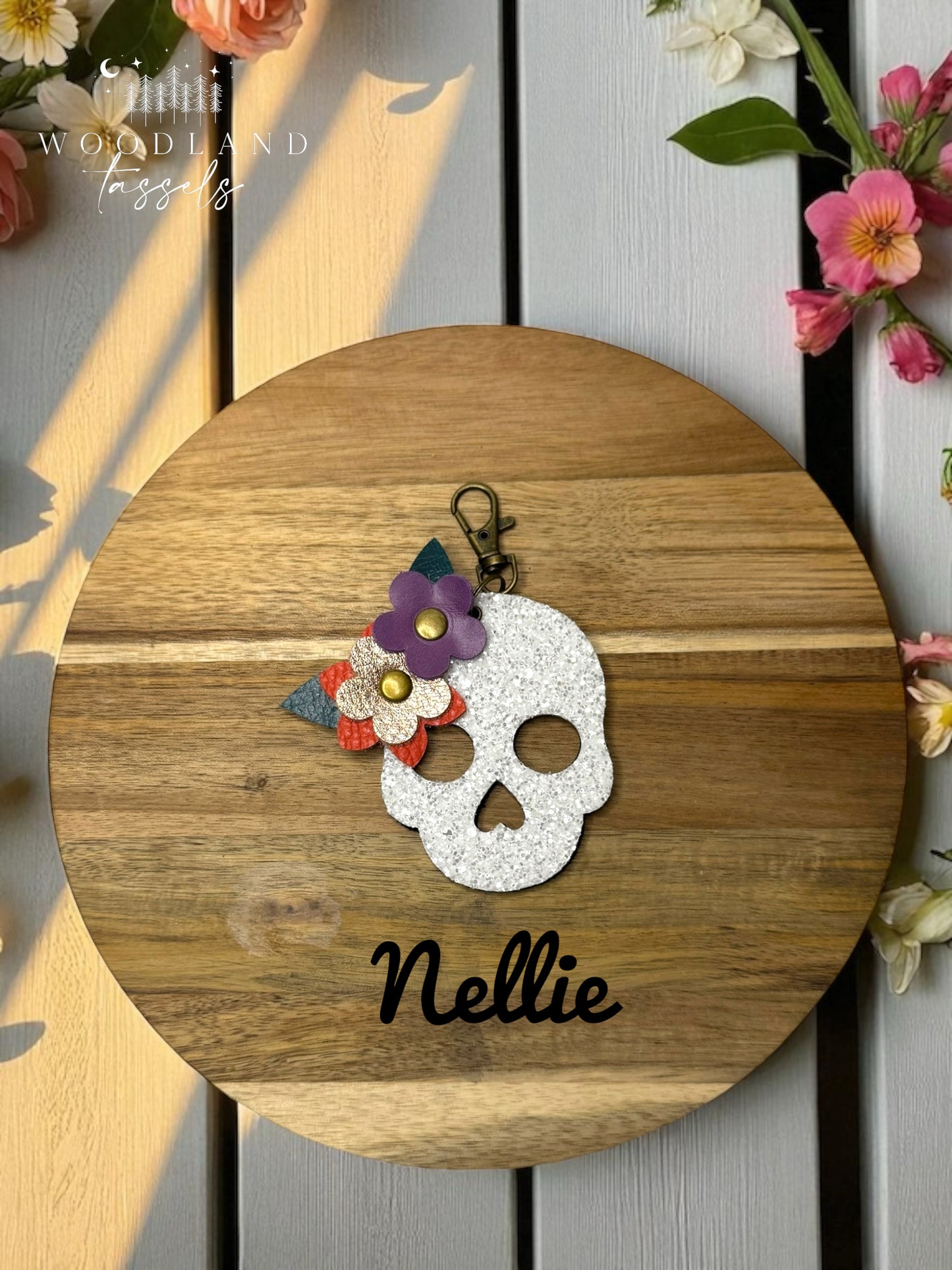 Sugar Skull Purse Charms