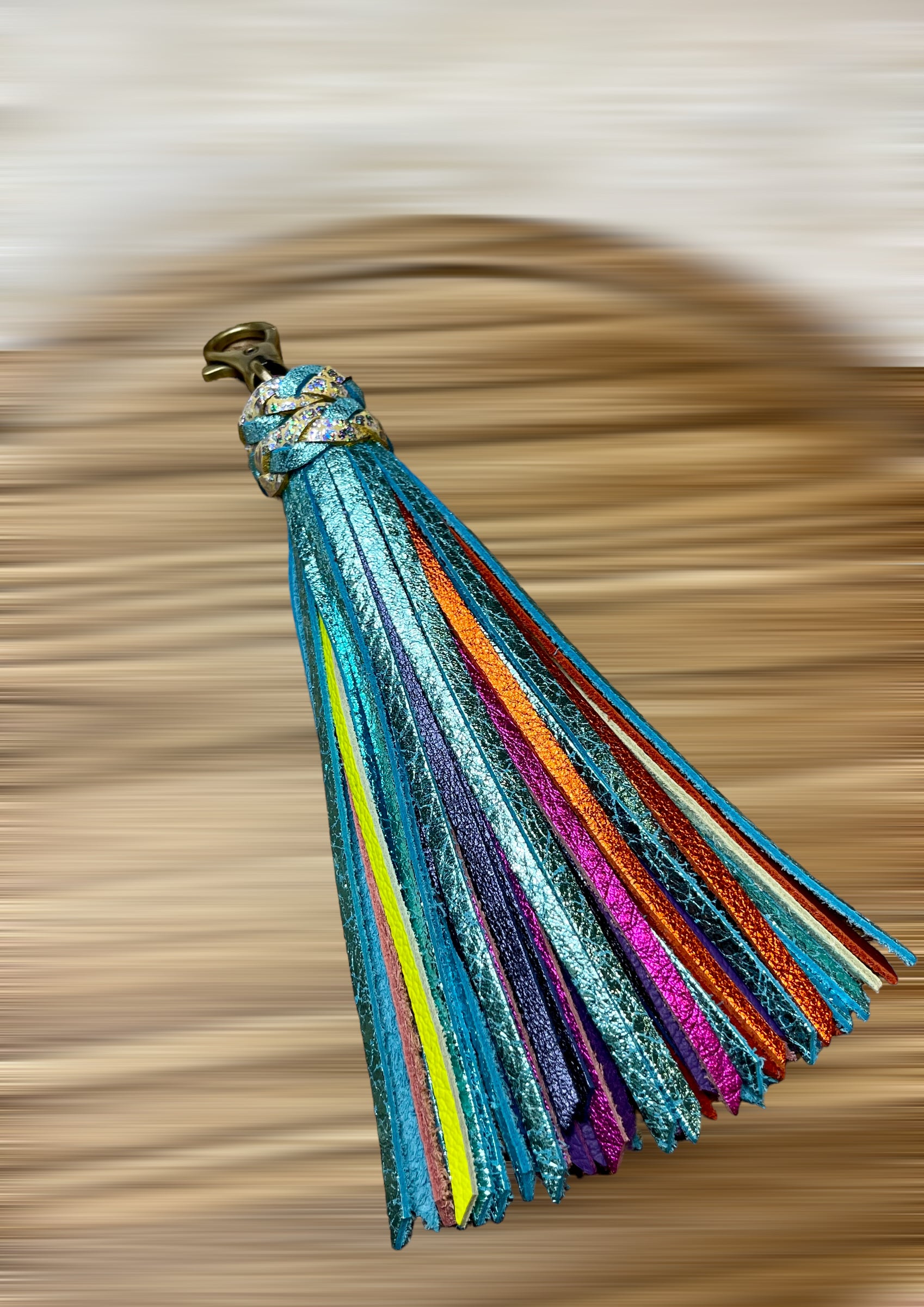 快適グッズ・旅行小物 OLD MOUNTAIN TASSEL Arctic Rainbow Leather Tassel – Woodland Tassels