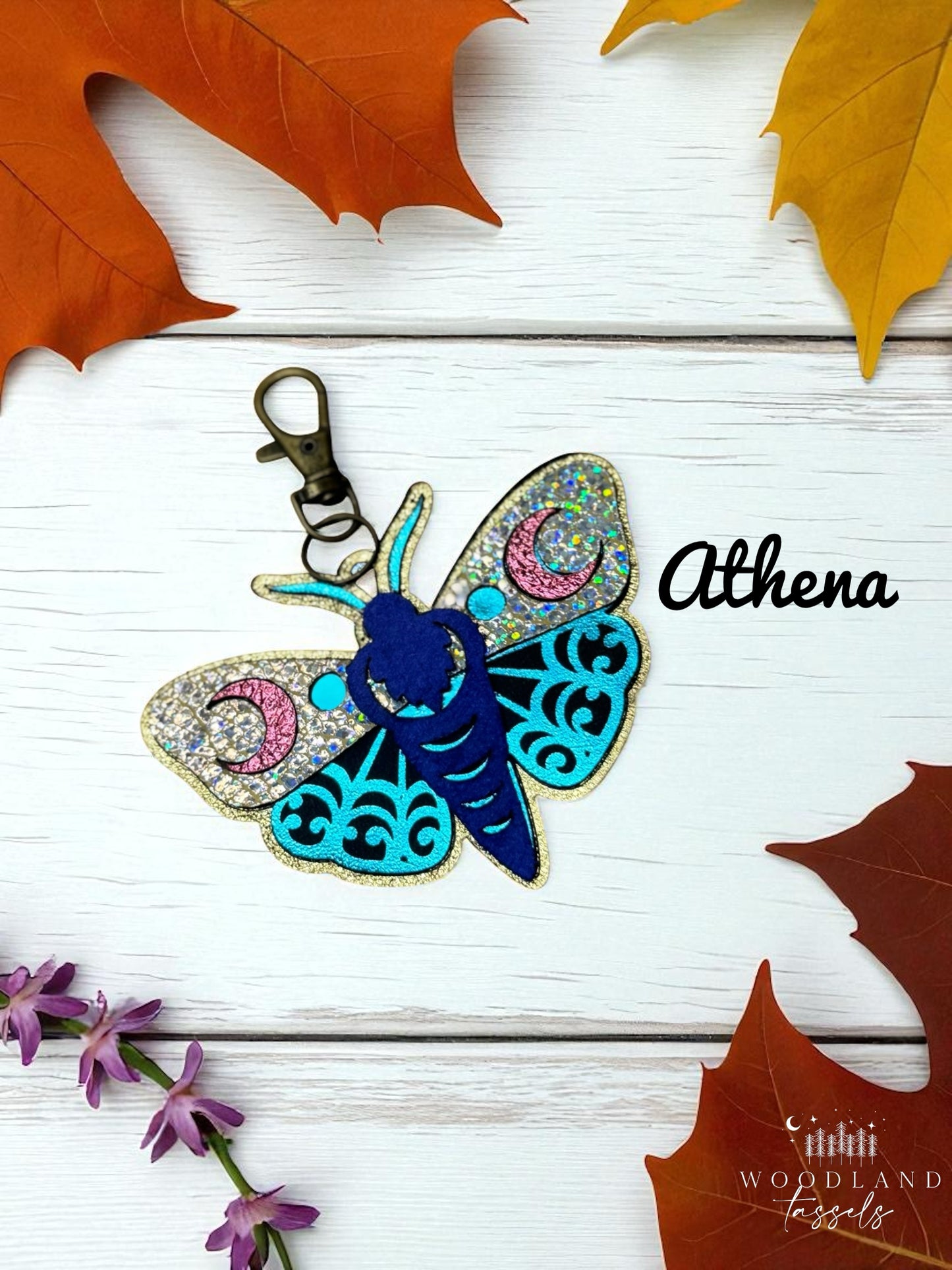 Luna Moth Purse Charm