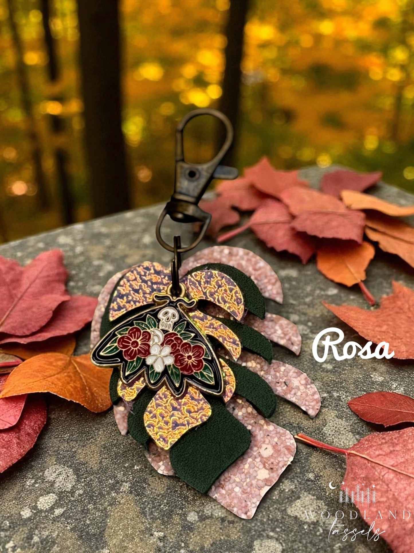 Garden Buddies Leather Bag Charm