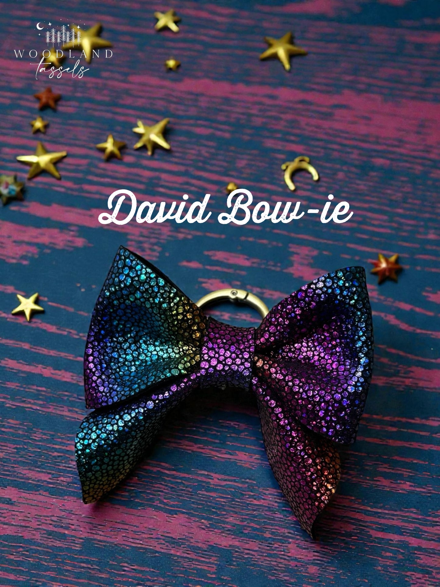 Leather Purse Bow- Starlight Collection✨