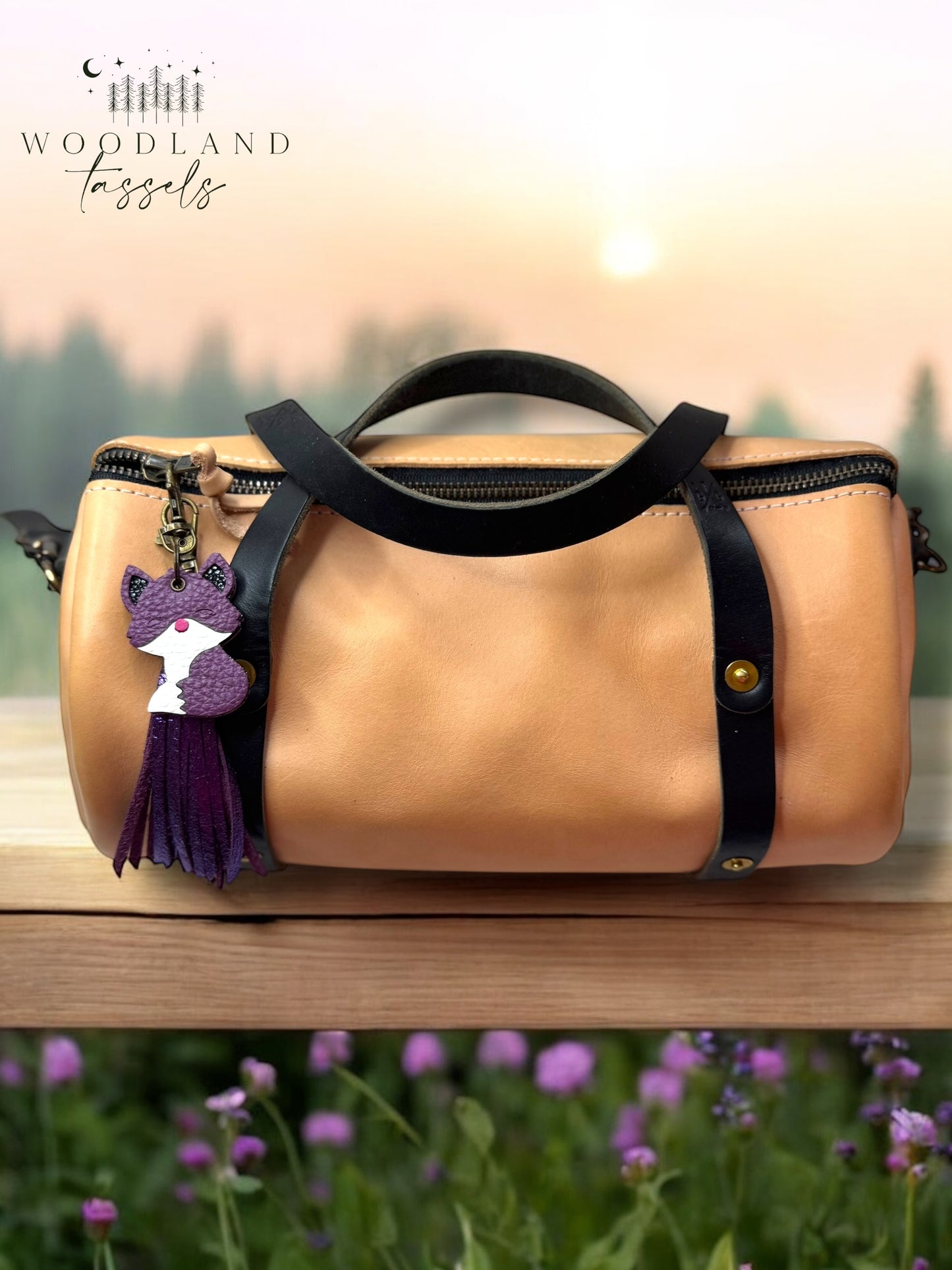 Fox Purse Charm- Rainbow Edition