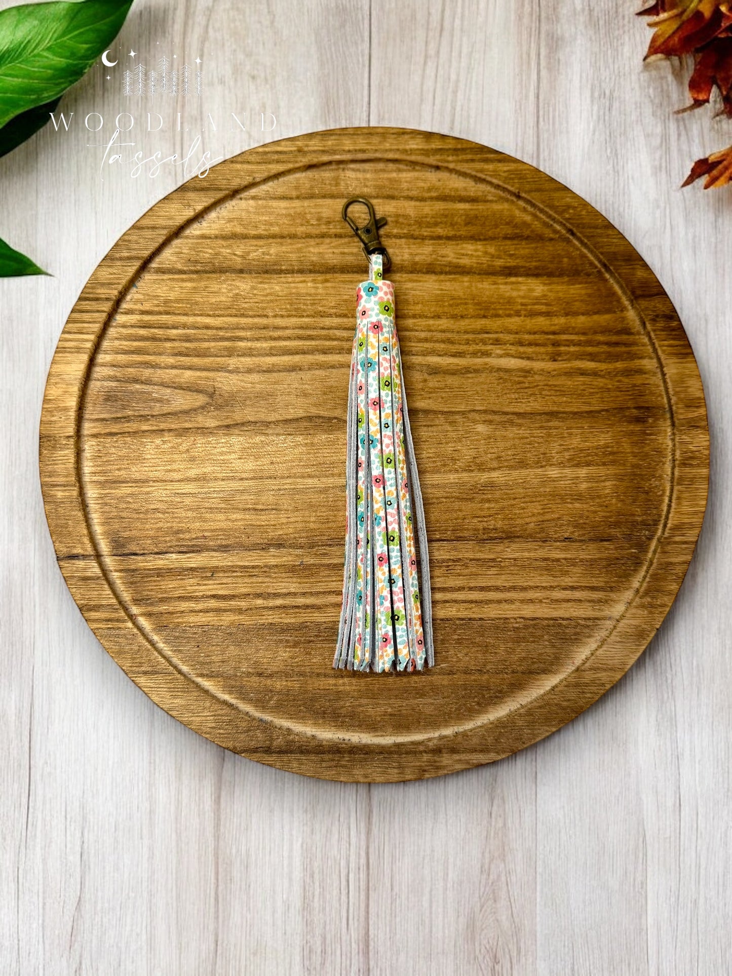 Autumn Duo Accent Leather Tassel