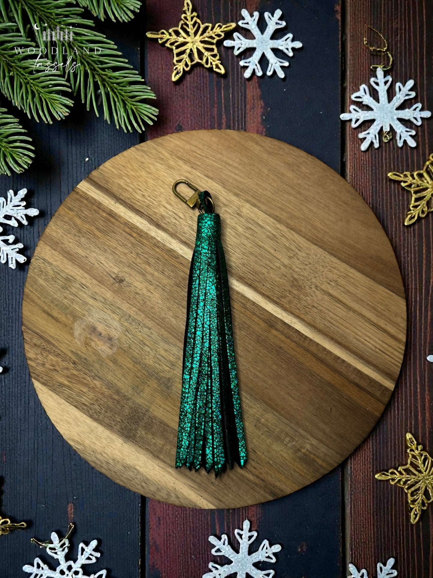 Holiday ‘Duo’ Accent Leather Tassels