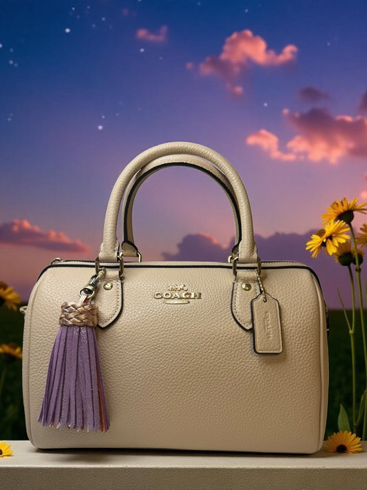 Lavender Luxe Leather Tassel