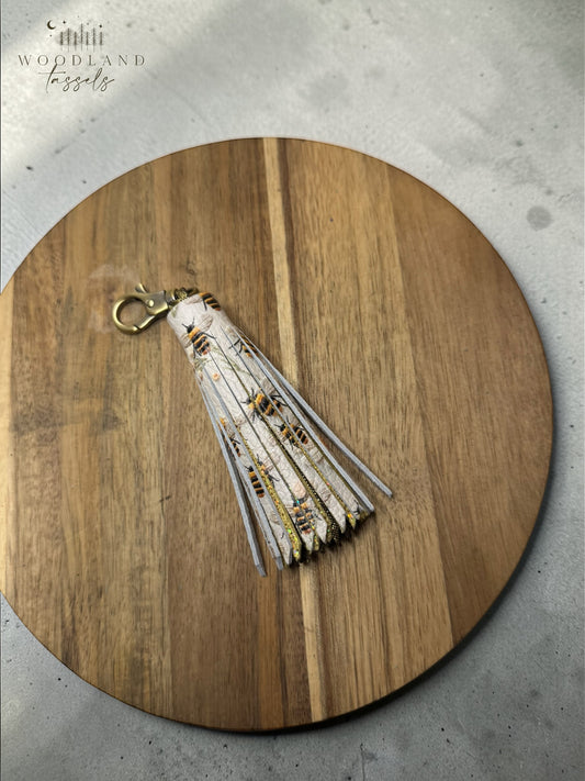 Honeybee Leather Tassel