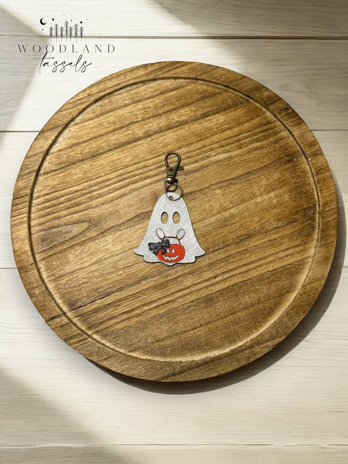 Ghostie Leather Charm