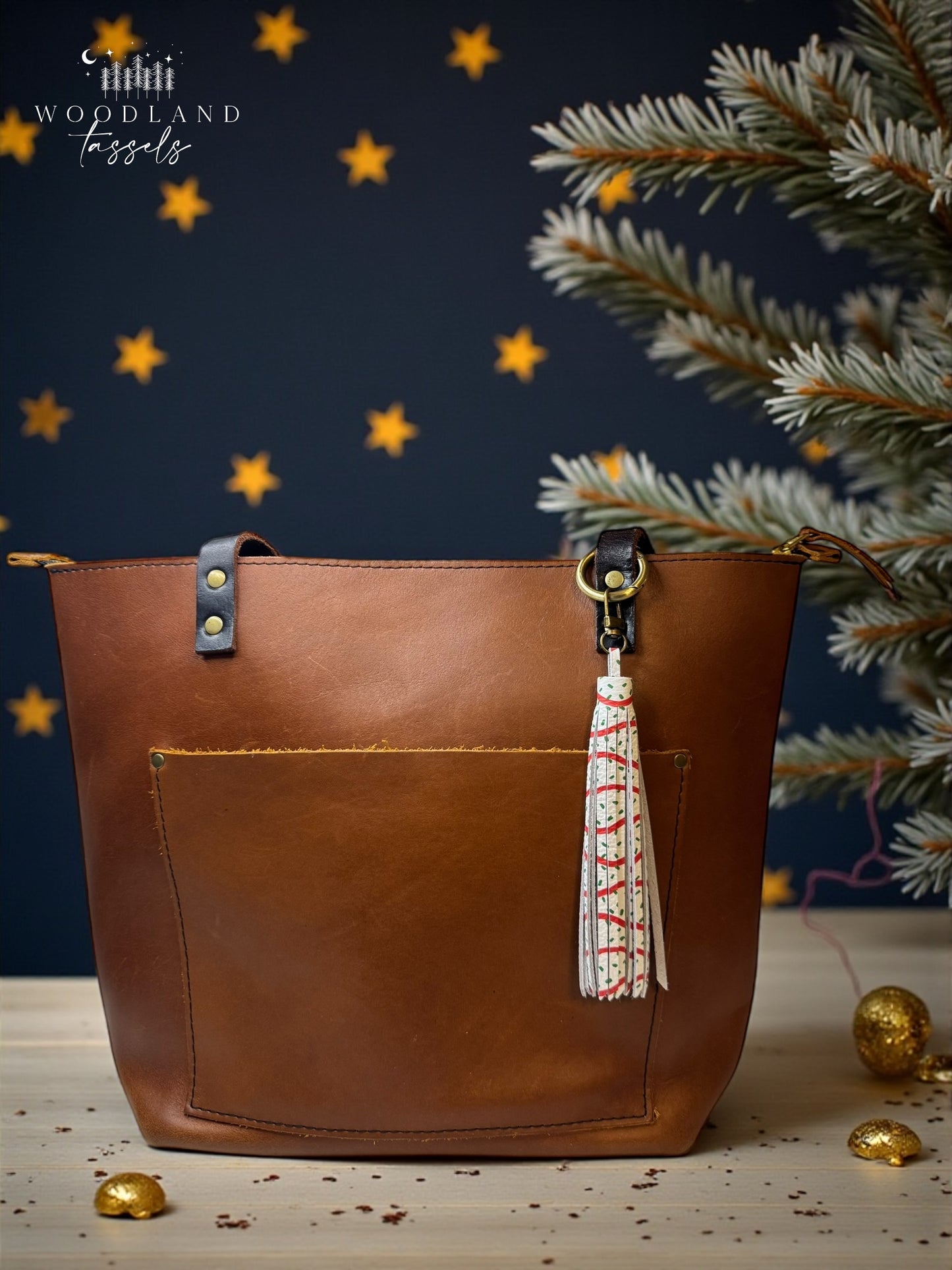 Holiday ‘Duo’ Accent Leather Tassels