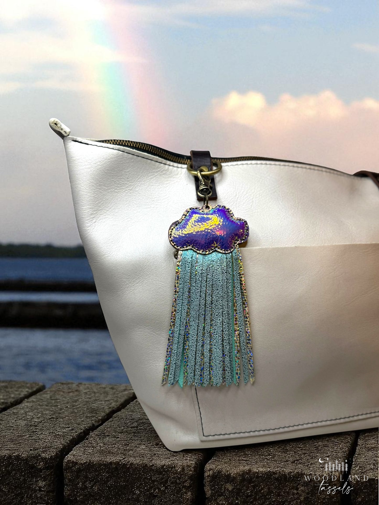 Pre Order- Puffy Cloudburst Purse Charm