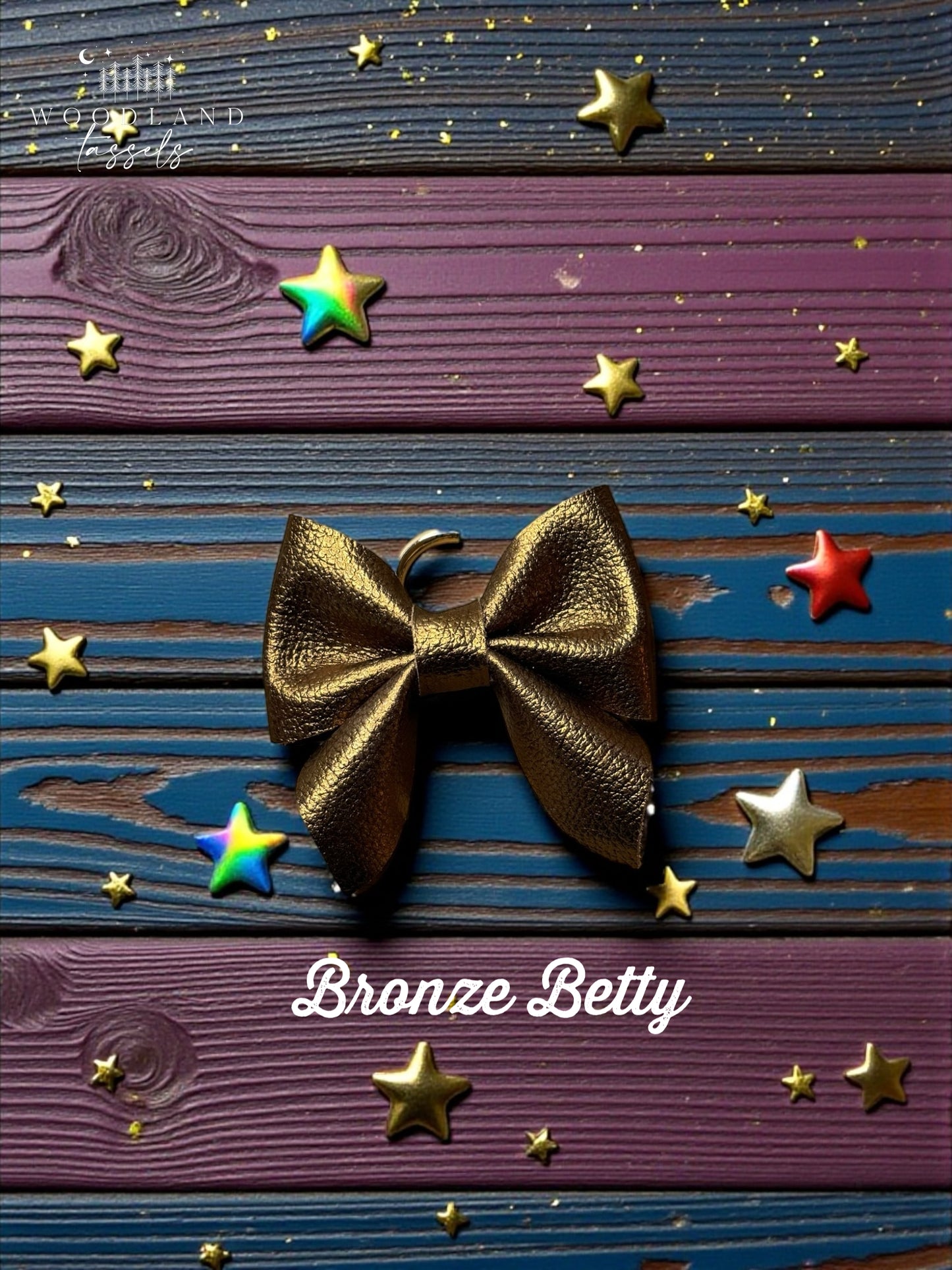 Leather Purse Bow- Starlight Collection✨