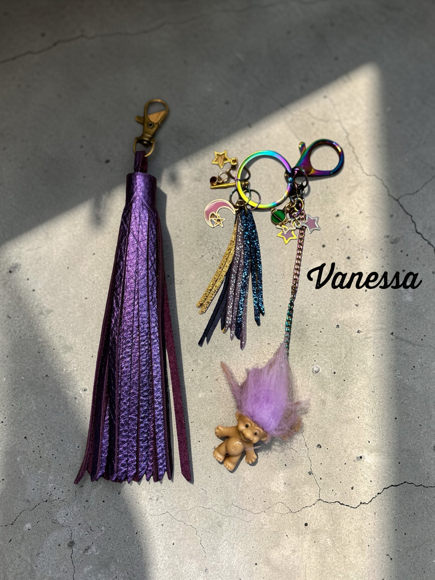 Tiny Treasures Leather Bag Charm- I 🩷 The 90s Collection