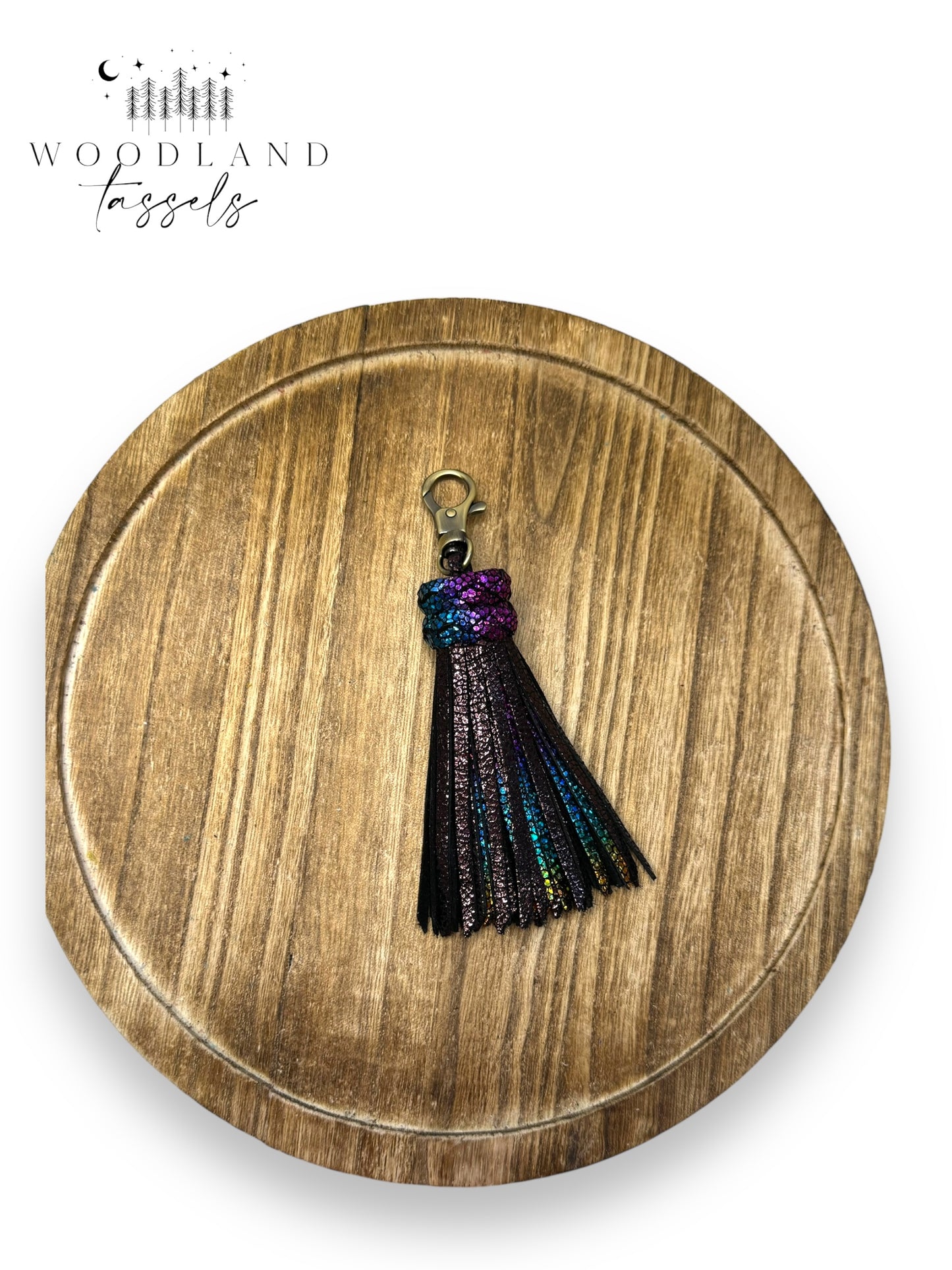 Merlot Magic Leather Tassel