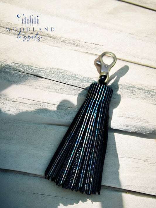 Boss Lady Tassel Purse Charm