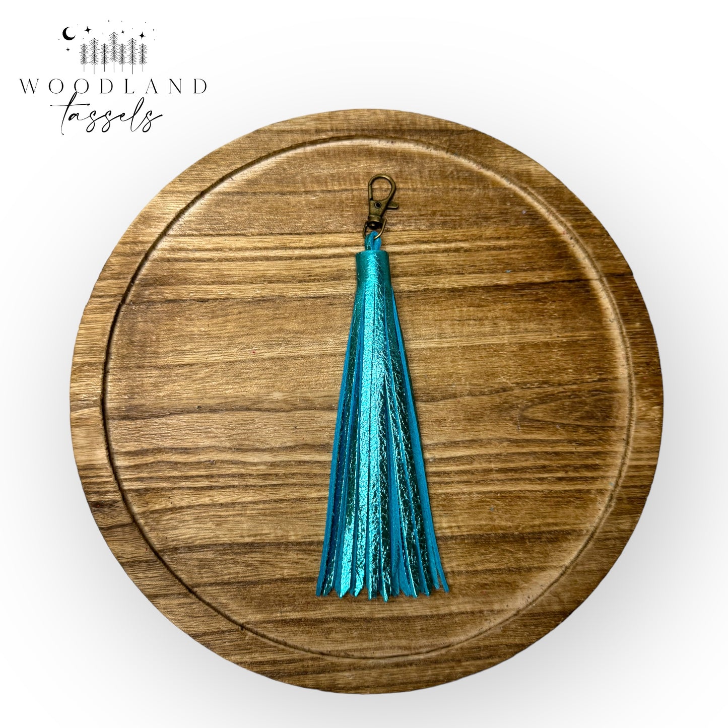 Duo Size Accent Leather Tassel