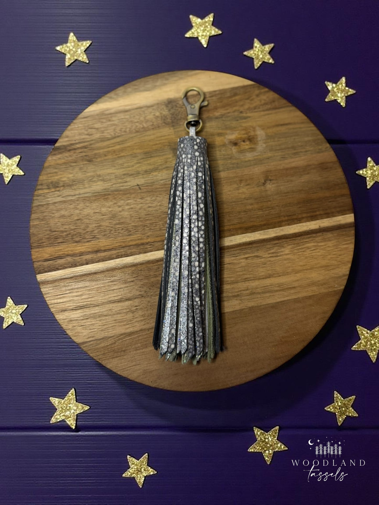 Concrete Leather Tassel