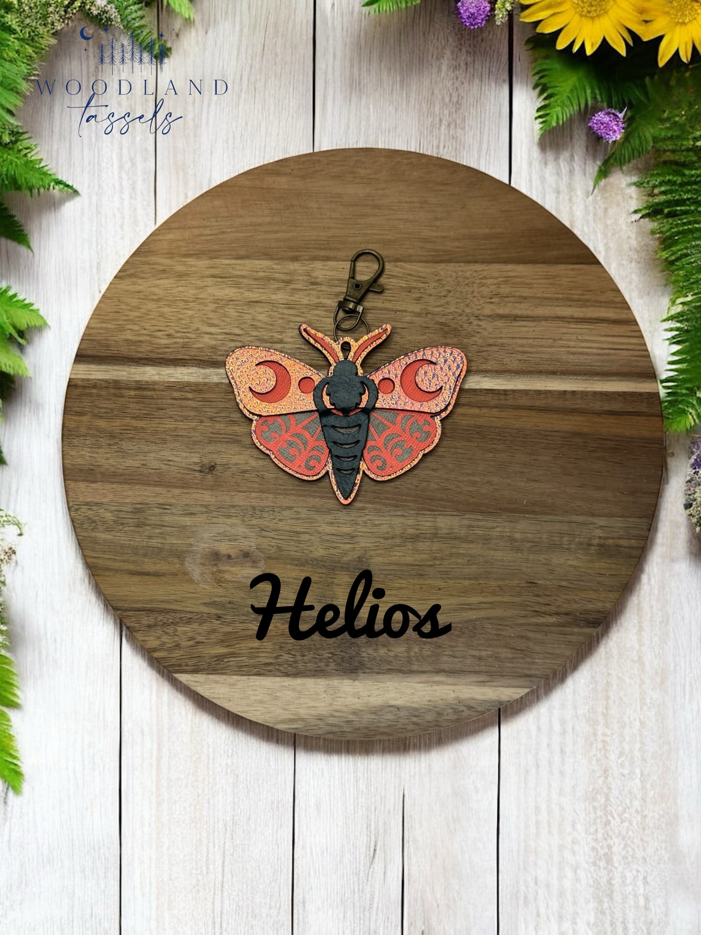 Luna Moth Purse Charm