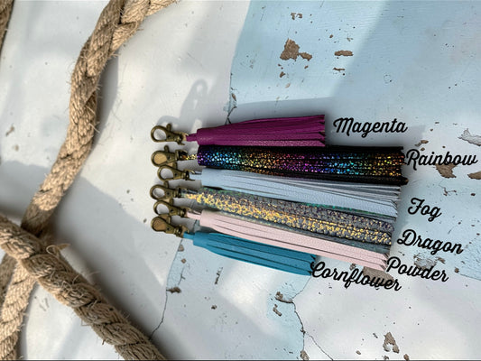 Duo Accent Leather Tassels