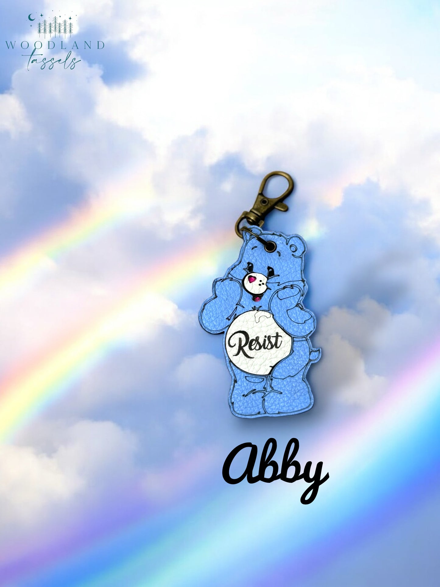 Caring Bears Purse Charm- Ready to Ship!
