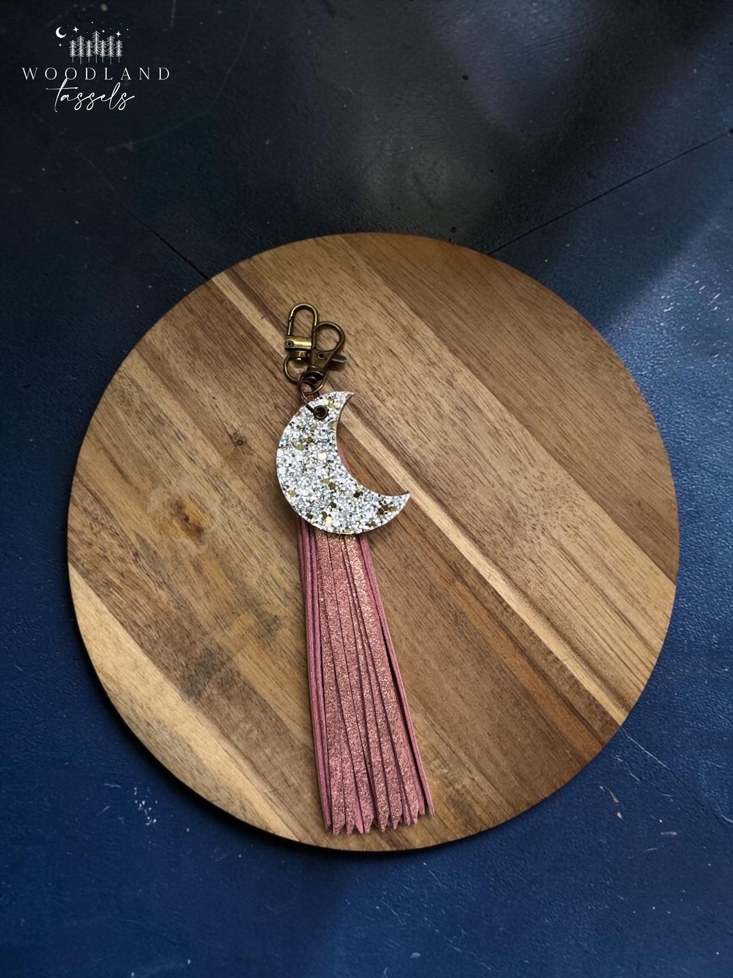 Autumn Pumpkin Leather Bag Charm