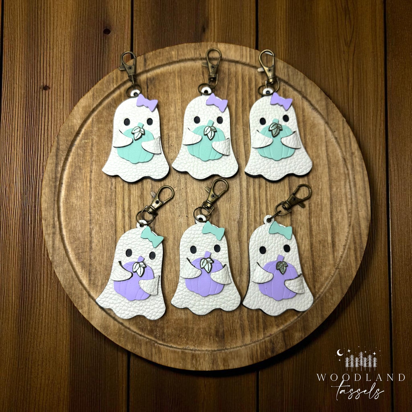 Pastel Ghostie Purse Charm