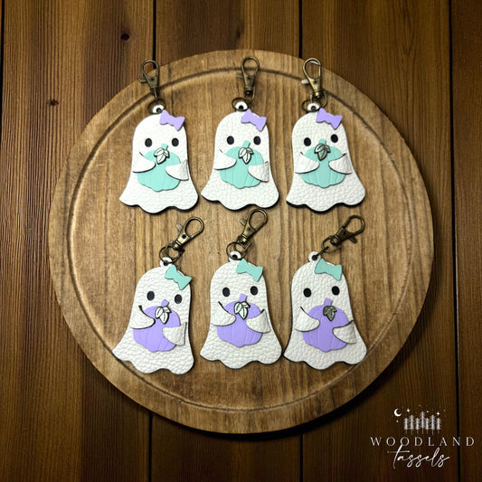 Pastel Ghostie Purse Charm