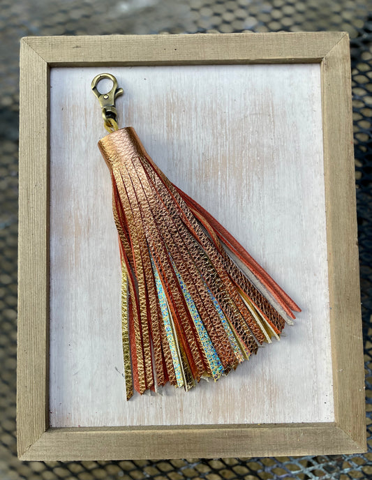 Black Hills Gold Leather Tassel